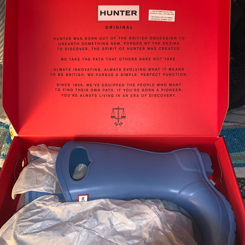 Brand New Kids original pull on hunter rain boots